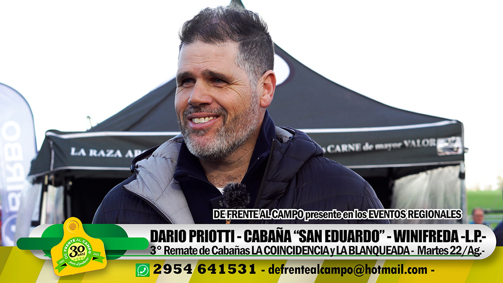 Entrevista: Dario Priotti – cabaña «San Eduardo» – Limangus Pampeano-