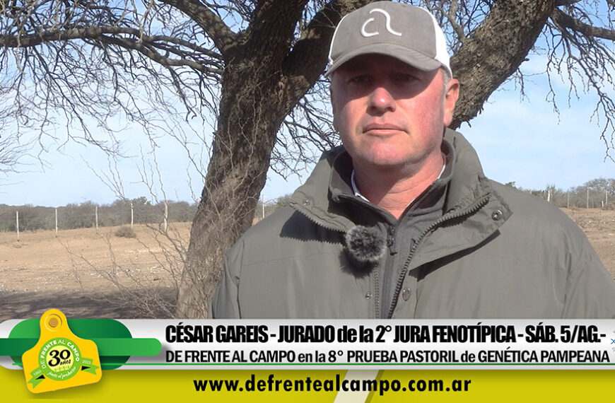 Entrevista: César Gareis -Jurado de la 2° Jura Fenotípica de la 8° Prueba Pastoril Pampeana