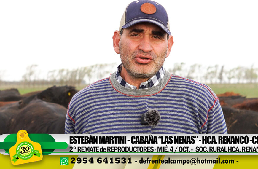 Entrevista: Esteban Martini – Cabaña «Las Nenas» -2° Remate anual.