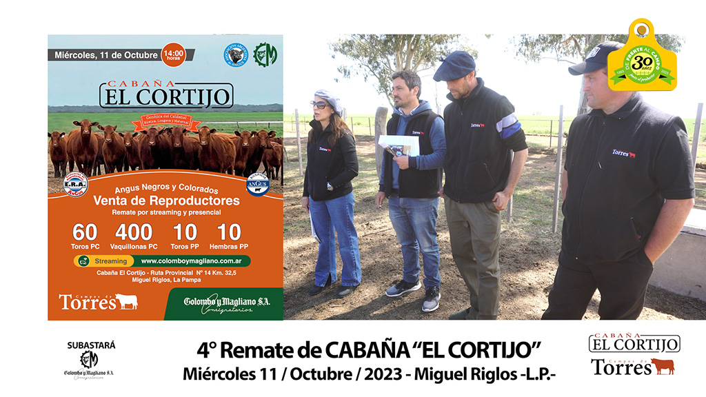 3° Remate de Cabaña «El Cortijo» de Campos de Torres S.A.