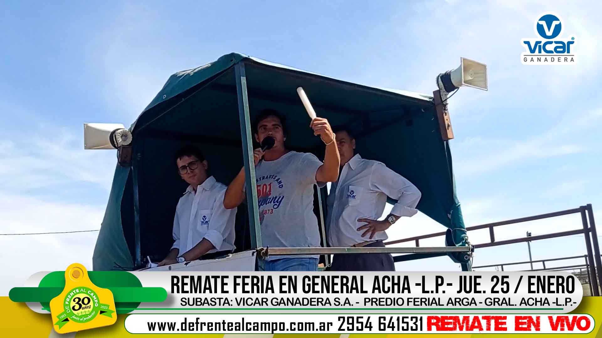 Remate Feria de Vicar Ganadera S.A. – General Acha -L.P. |  25-01-2024