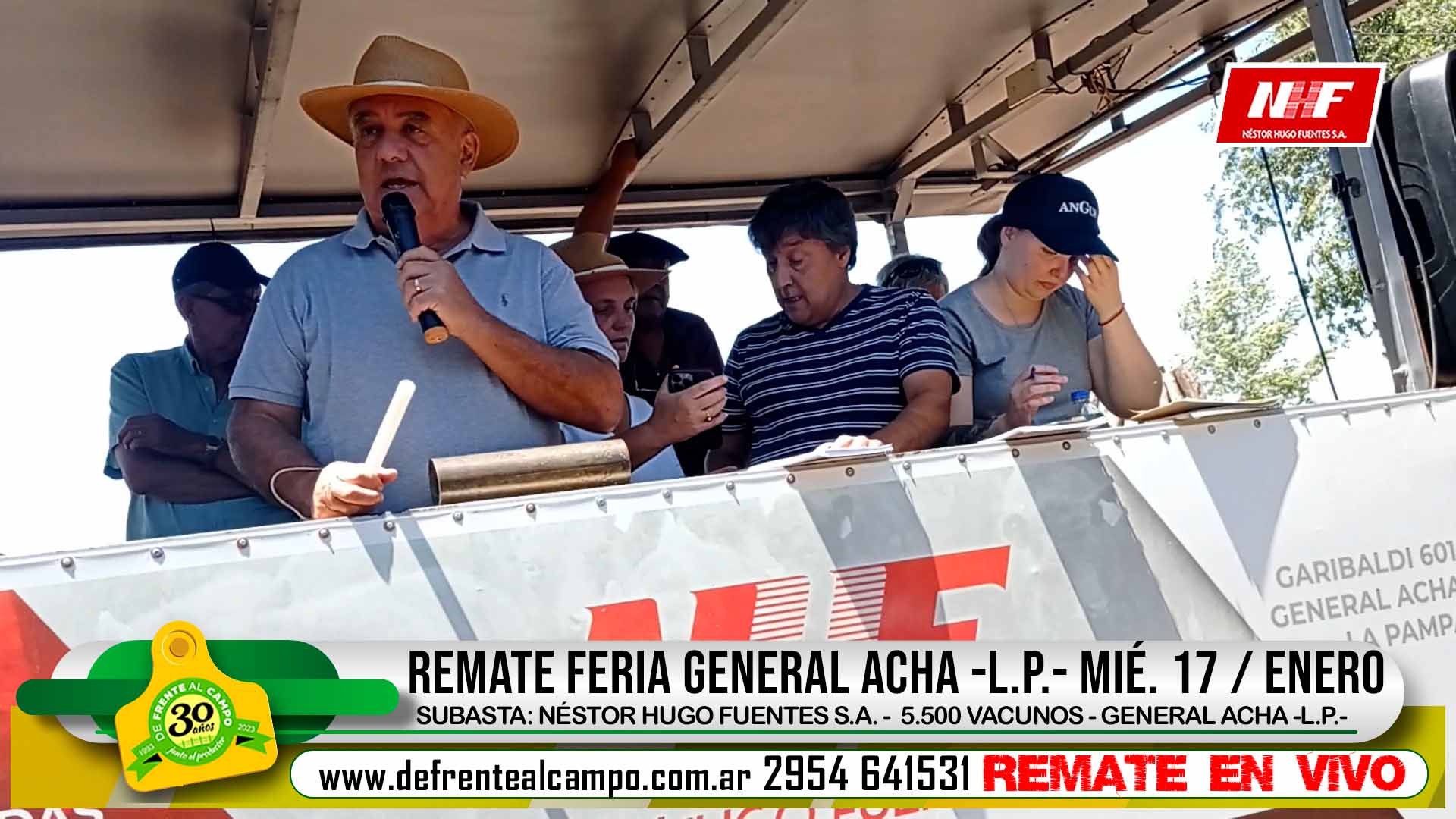 Agro Subastas DFC: Remate de Néstor Hugo Fuentes S.A. – Mié. 17/01/24 – Gral. Acha -L.P.