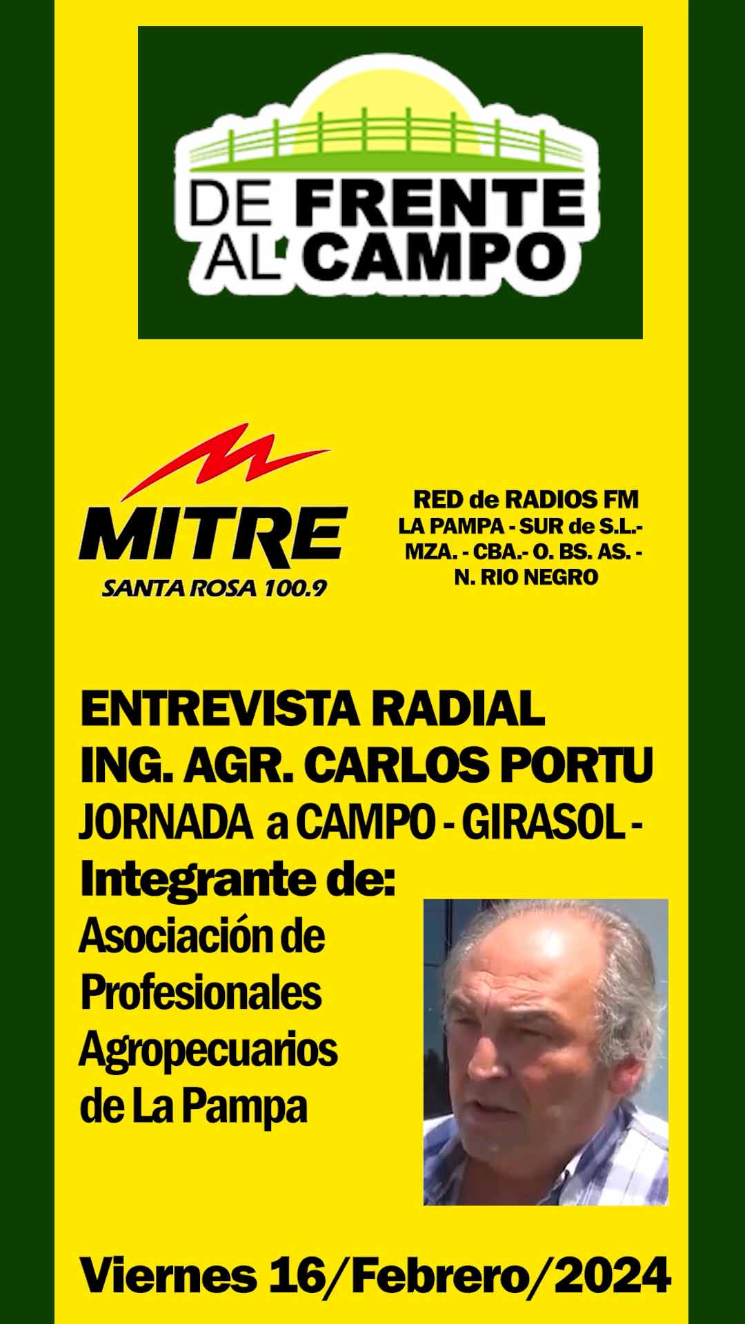 Girasol: Jornada a campo de la Asociación de Profesionales Agropecuarios de La Pampa