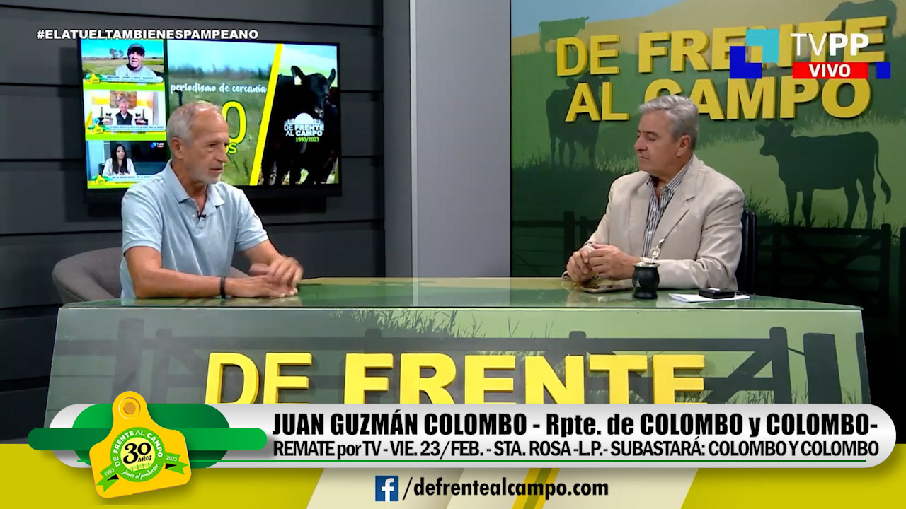 Entrevista: Juan Guzmán Colombo- Remate por TV el Viernes 23 de Febrero