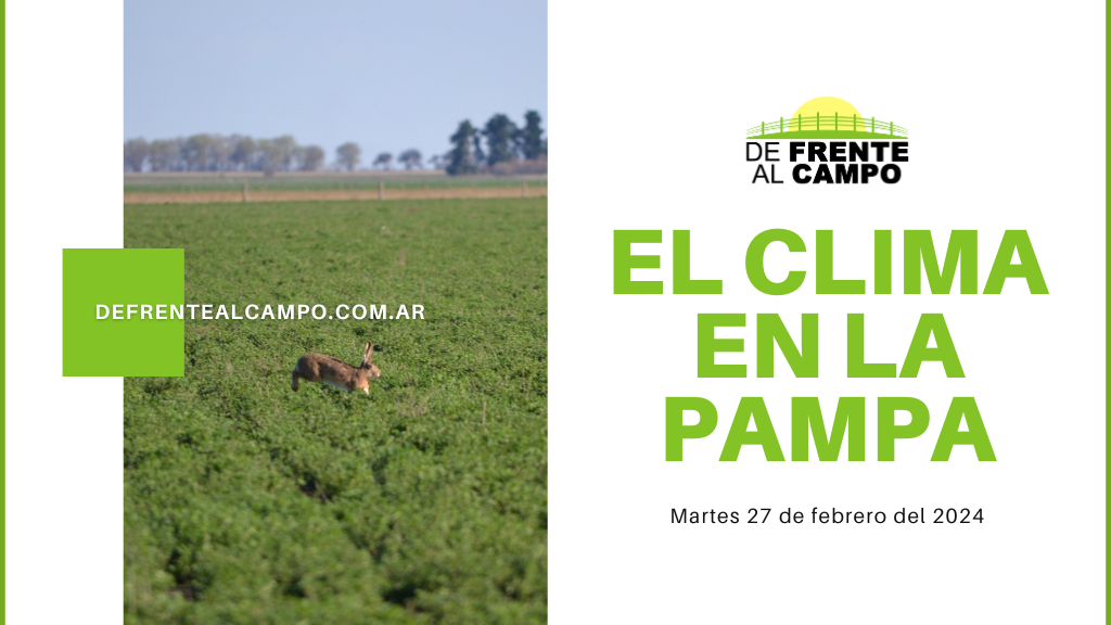 Clima en La Pampa para hoy, 27 de febrero de 2024: Jornada soleada y calurosa, con baja probabilidad de lluvias