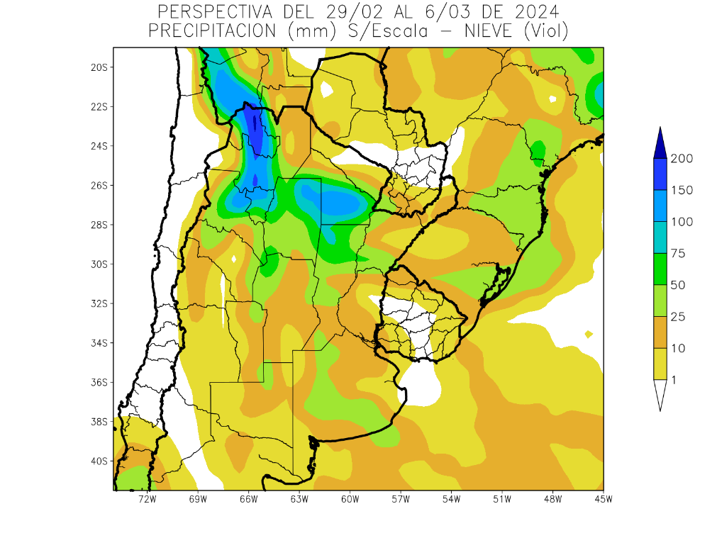 Días con calor y posibilidad de tormentas importantes en el norte