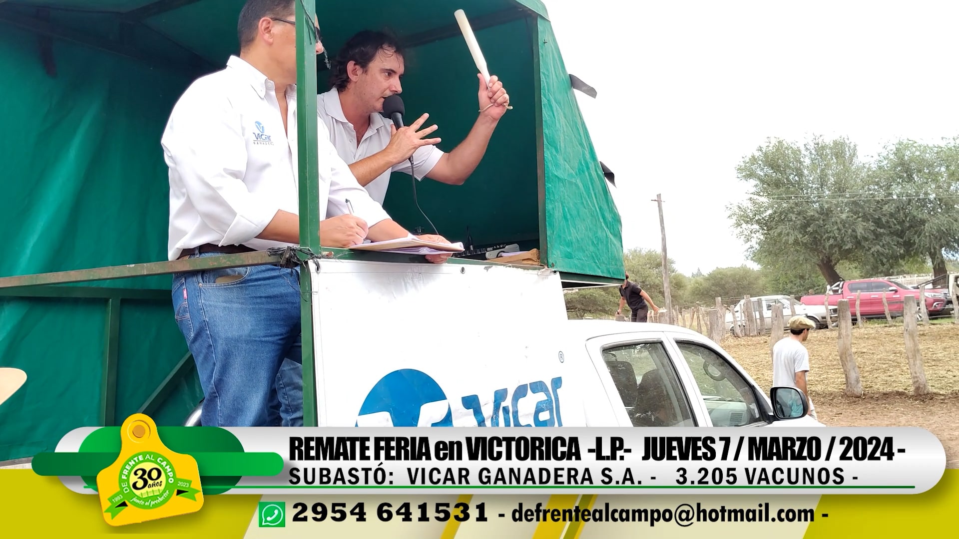 Remate Feria de Vicar Ganadera S.A. – Victorica -L.P. |  07-03-2024