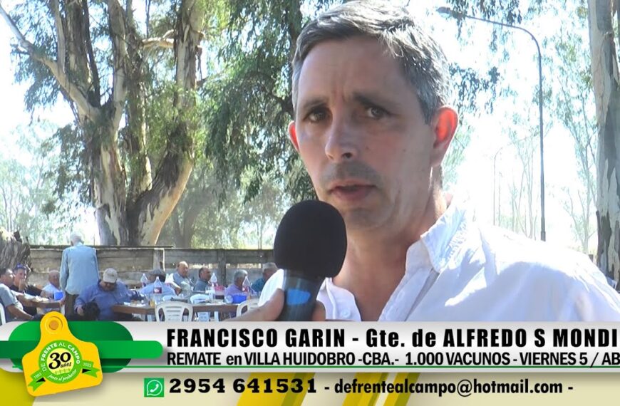 Entrevista: Francisco Garín – Gte. de Alfredo S Mondino