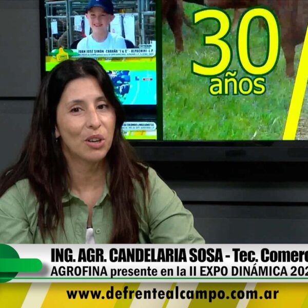 Entrevista: Candelaria Sosa de Agrofina presente en Expo Dinámica –