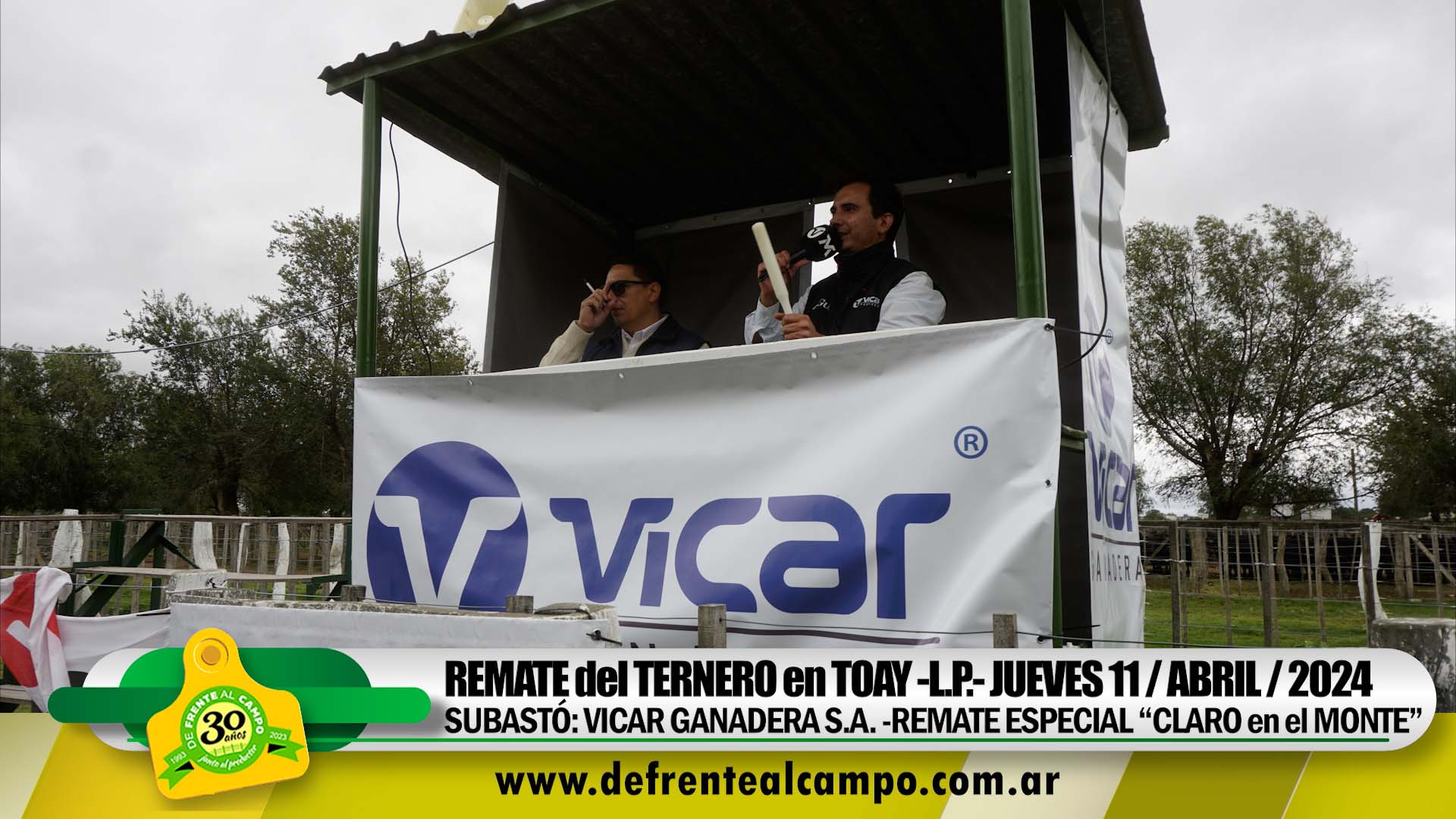 Remate Feria de Vicar Ganadera .S.A.  – Toay -L.P.- | 11-04-2024