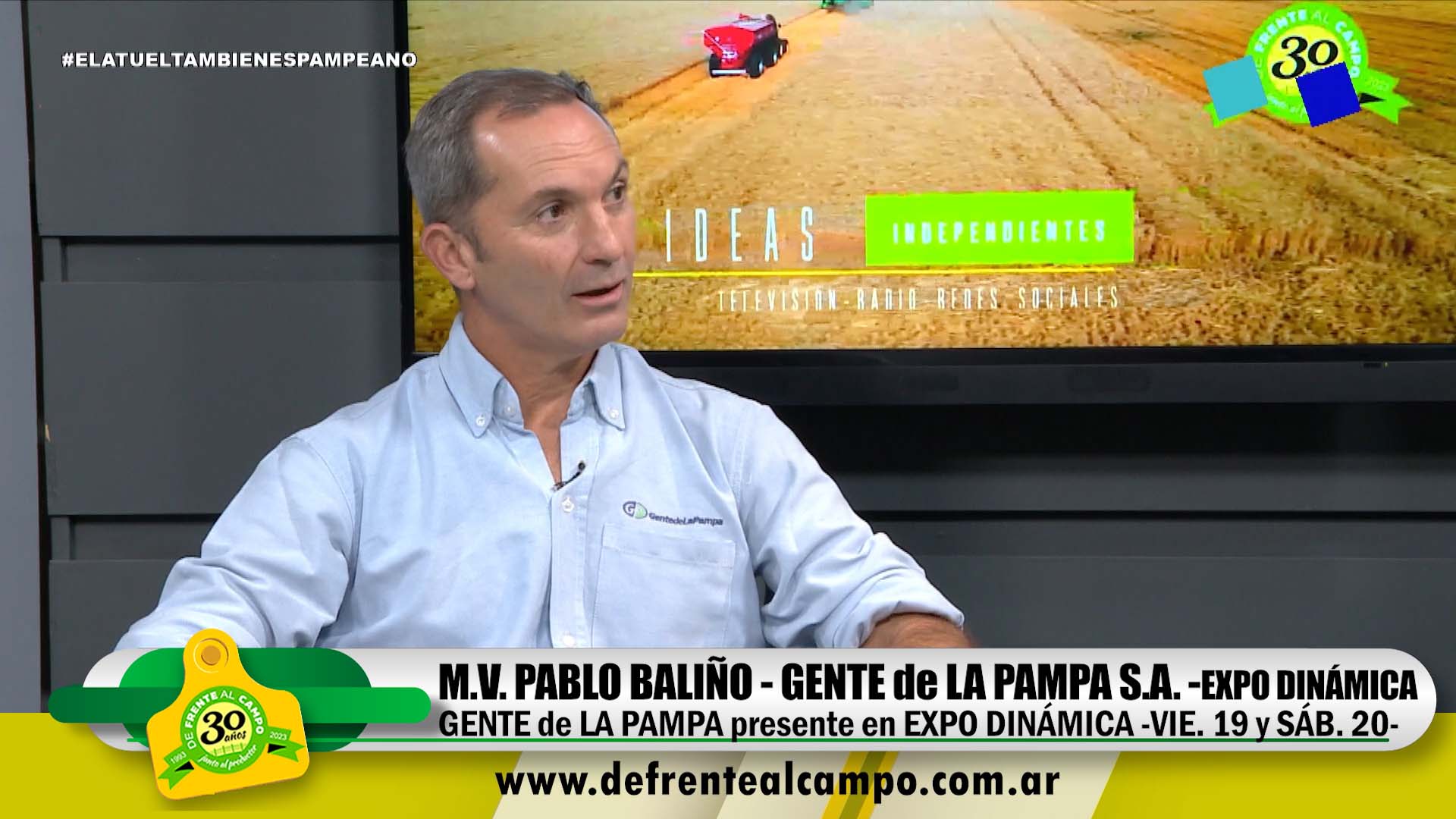 Entrevista: Pablo Baliño -Gente de La Pampa S.A. en Expo Dinámica