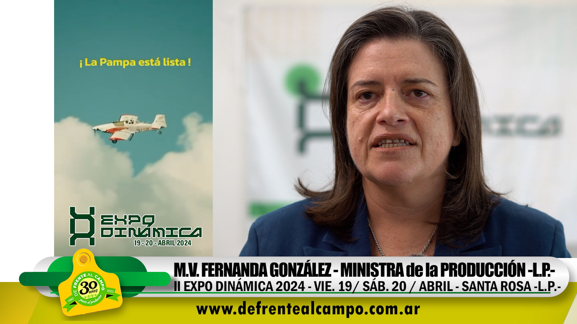 Entrevista: Fernanda Gonzalez – Ministra de la Producción -Expo Dinámica-