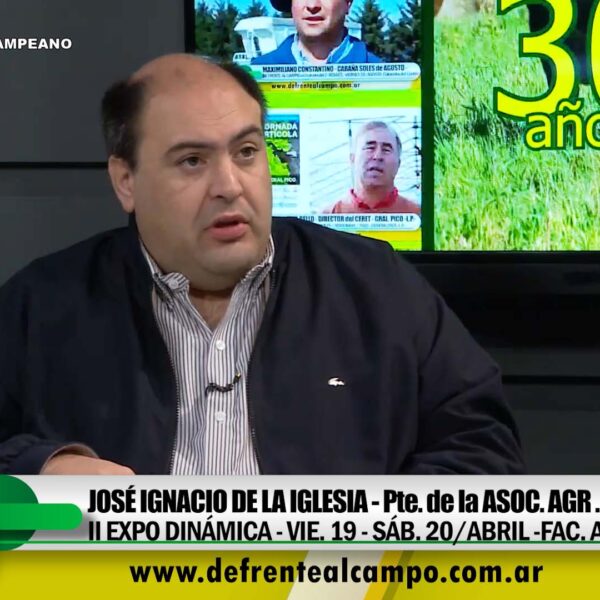 Entrevista: José Ignacio de La Iglesia -Pte. de la Agrícola –