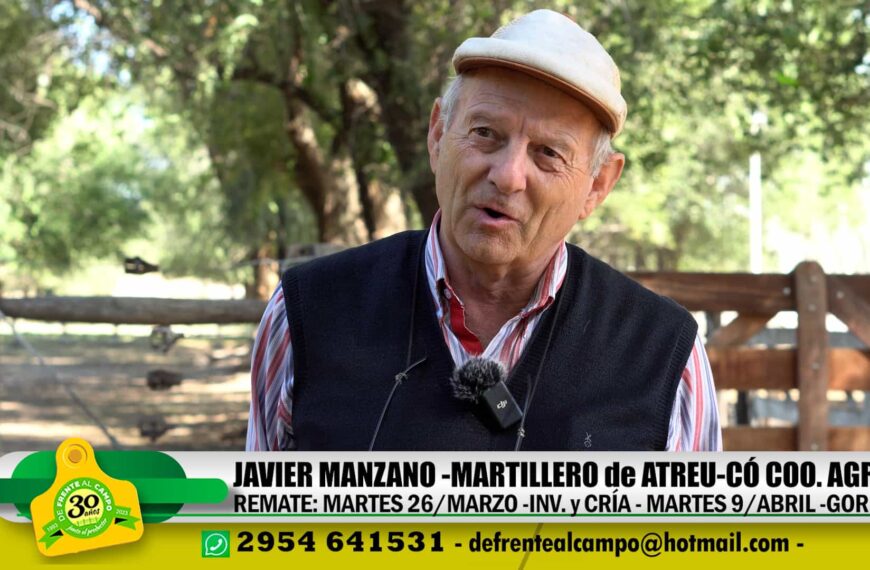 Entrevista: Javier Manzano – martillero de Atreu-Có-