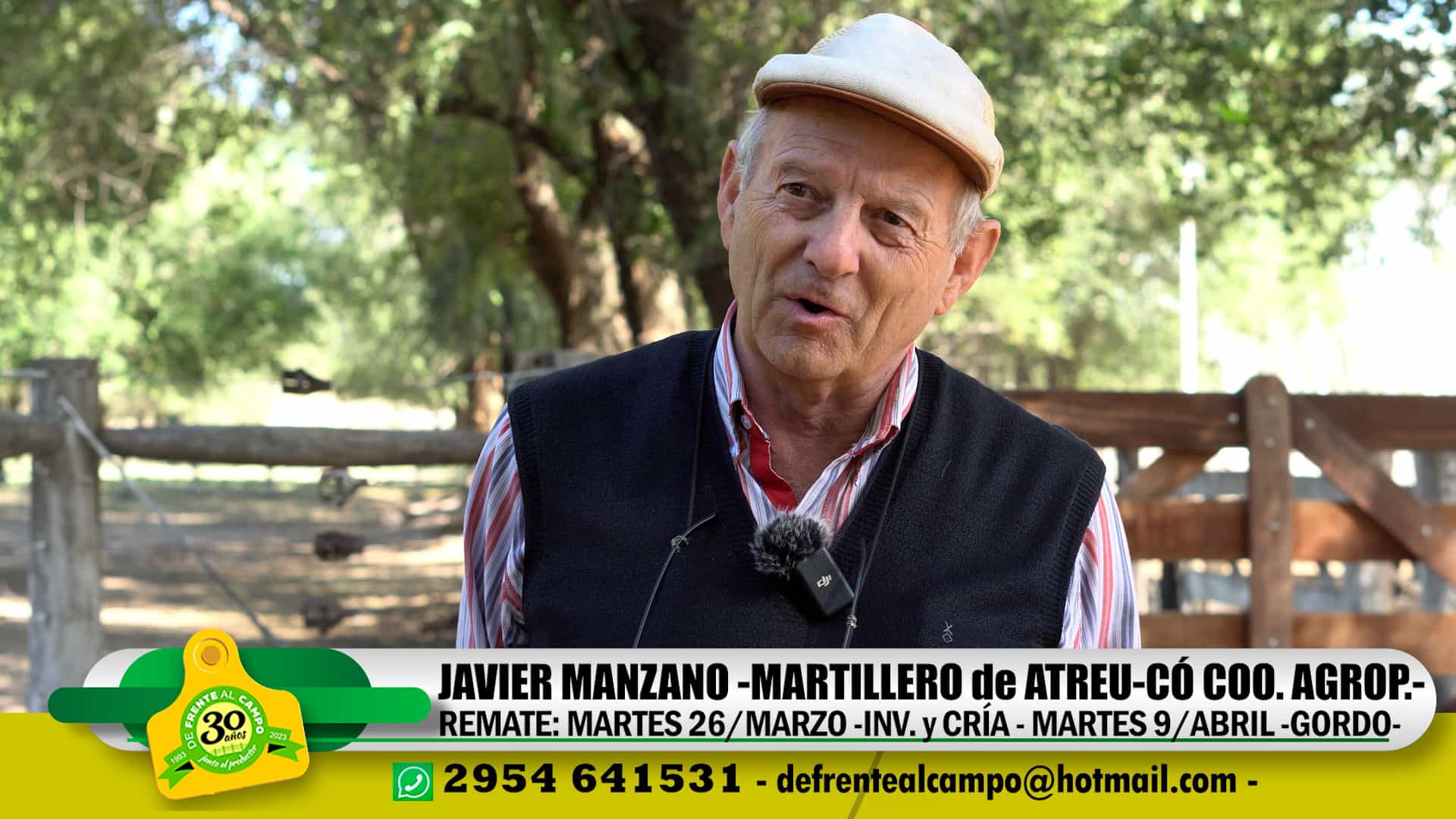 Entrevista: Javier Manzano – martillero de Atreu-Có-