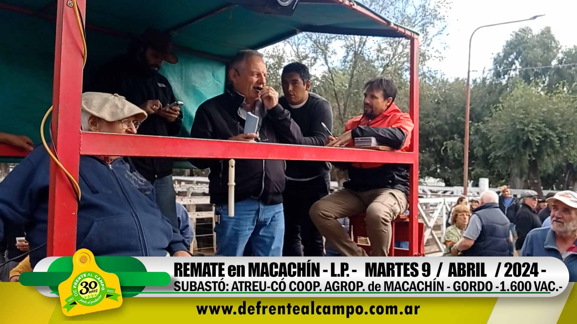 Remate de Atreu Có Cooperativa Agropecuaria de Macachín -Macachín -L.P.- | 09-04-2024