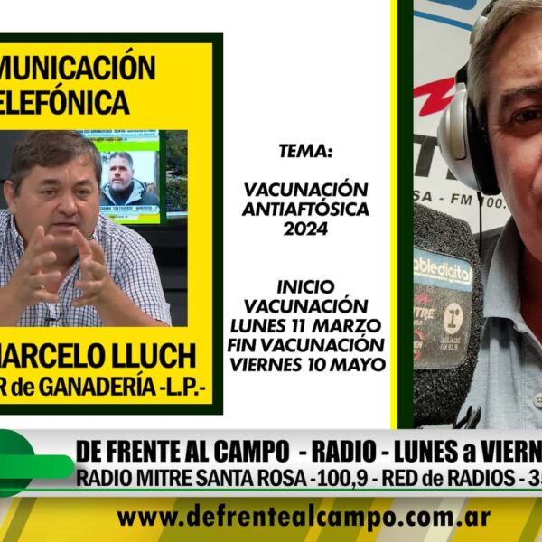 Entrevista: Marcelo Lluch – Director de Ganadería de L.P.-
