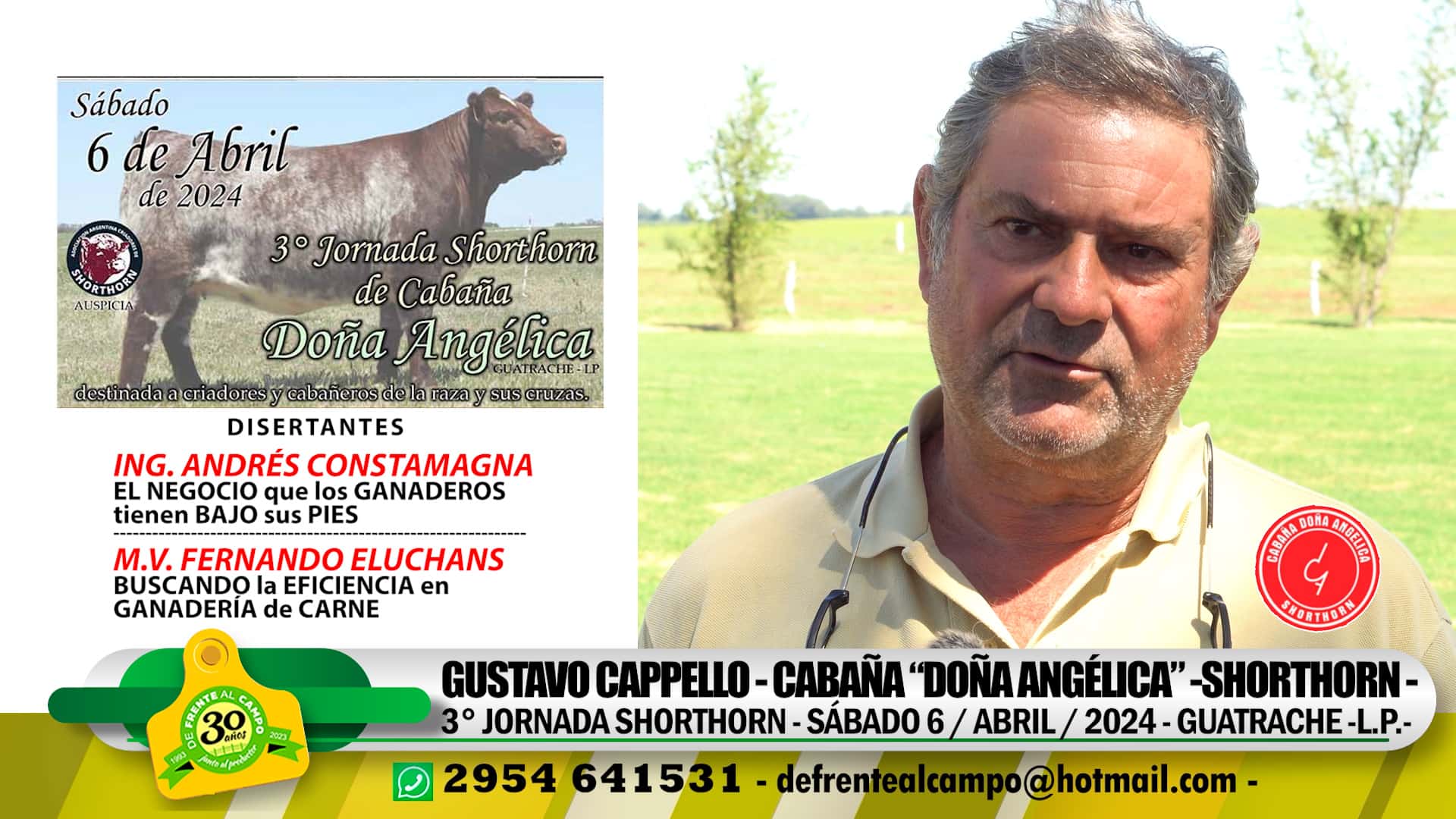 Entrevista: Gustavo Cappello – Cabaña «Doña Angélica» –
