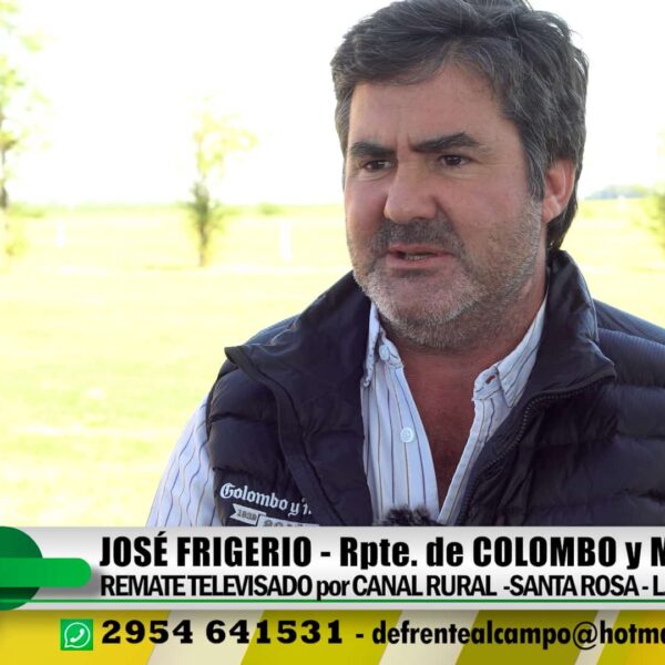 Entrevista: José Frigerio – Rpte. de Colombo y Magliano S.A. – El Cortijo –