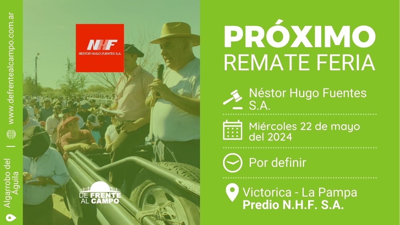 Néstor Hugo Fuentes S.A. | Victorica – La Pampa | Próximo Remate Feria el miércoles 22 de mayo del 2024