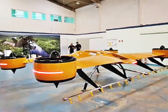 El súperdrone que hace furor en Brasil