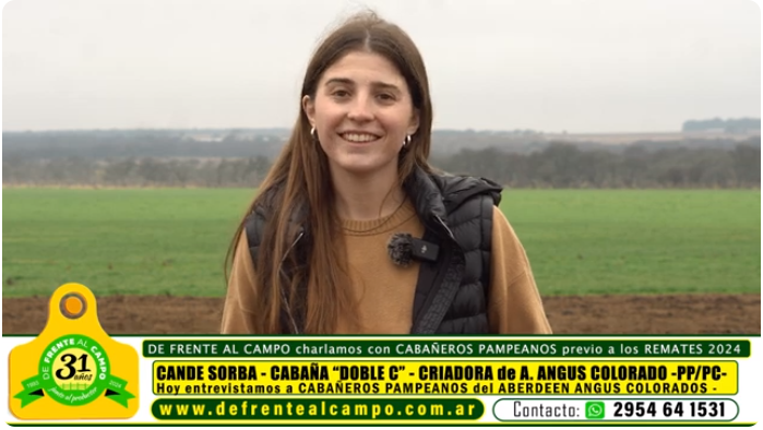 Entrevista: Cande Sorba de la cabaña «Doble C» – Remate de Reproductores 2024