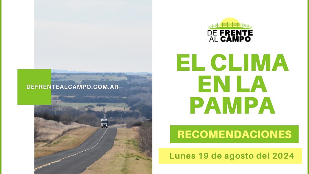 ¡Atención La Pampa! Nublado, Lluvias y Vientos Fuertes – Recomendaciones y Pronóstico para Hoy Lunes 19 de Agosto 2024