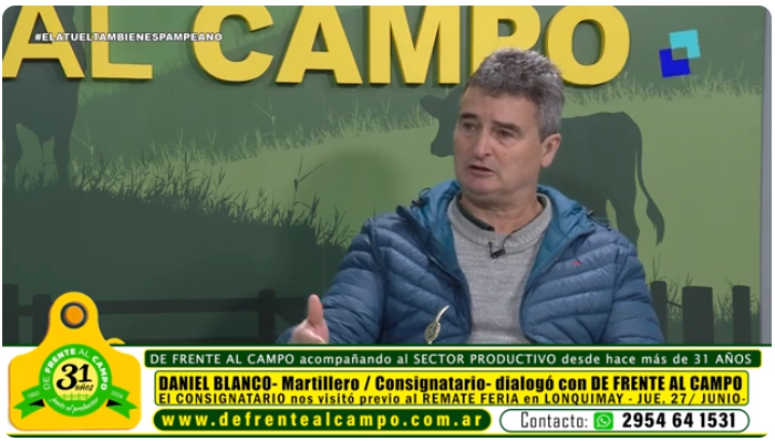 Entrevista con Daniel Blanco, consignatario, antes del 35° Remate Feria en Lonquimay