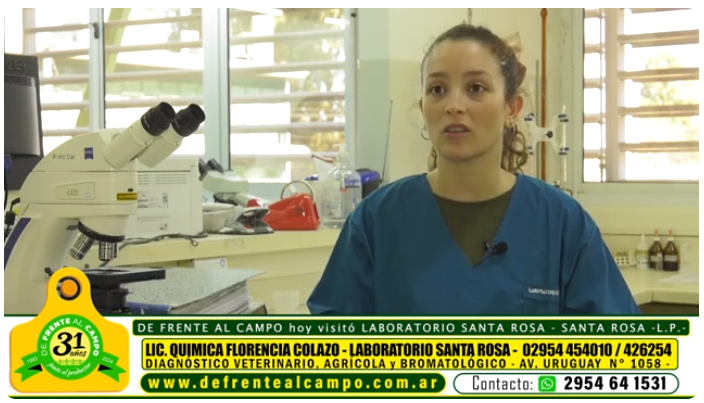 Entrevista a Florencia Colazo del Laboratorio Santa Rosa: Análisis Integral para el Sector Agropecuario