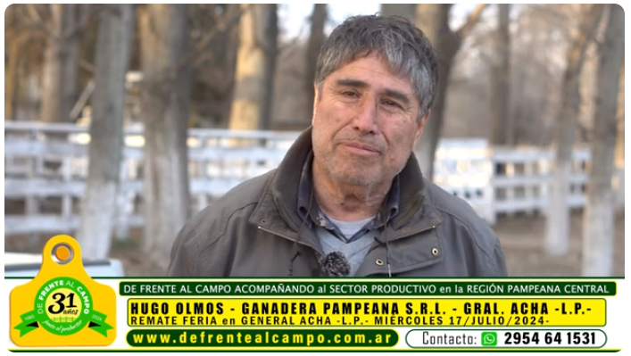 Entrevista: Hugo Olmos – Ganadera Pampeana S.R.L. – En el marco del remate feria en General Acha, La Pampa