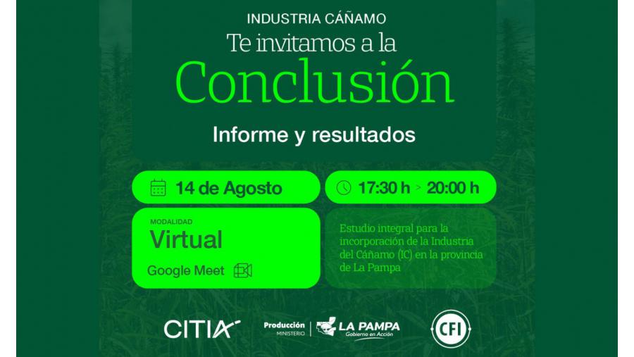 Estudio sobre el cáñamo en la Provincia: Producción y el CFI comparten resultados