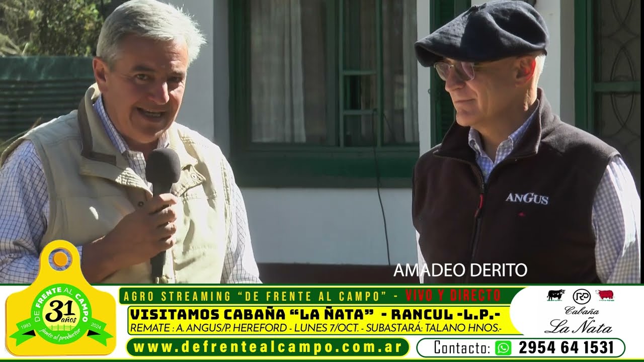 Entrevista: Amadeo Derito anticipa el próximo remate de Cabaña La Ñata el 07 de octubre 2024