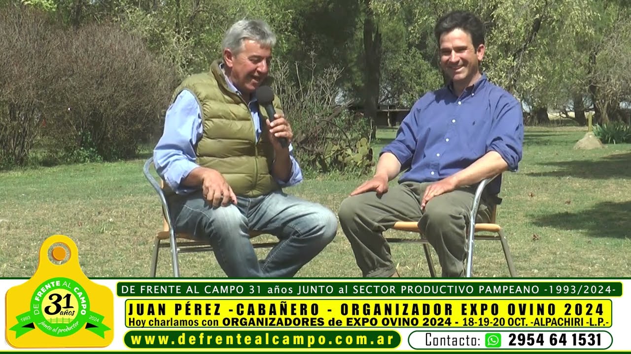 Entrevista: Juan Pérez, cabañero y organizador de la Expo Ovino 2024