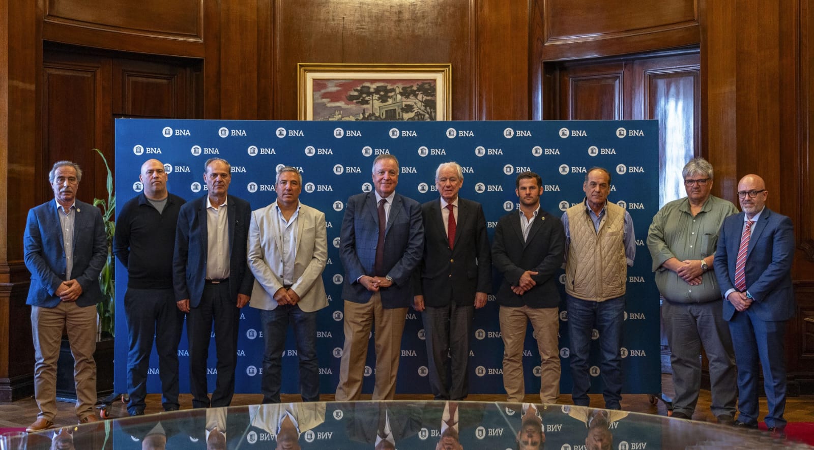 La Mesa de Enlace Pampeana se reunió con el Presidente del Banco Nación Daniel Tillard. No hay cierre de sucursales