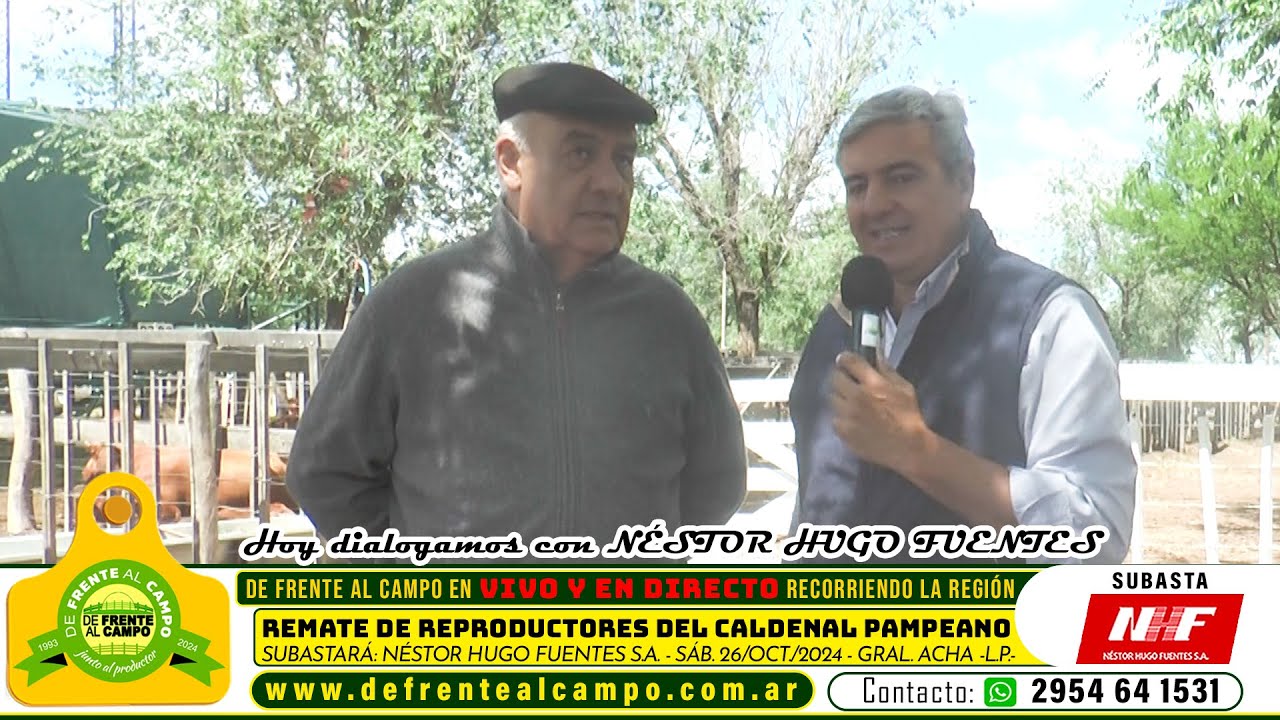 Entrevista exclusiva con Néstor Fuentes sobre el gran remate de reproductores y vientres del Caldenal Pampeano
