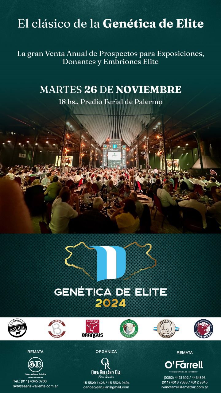 Sáenz Valiente, Bullrich / O’Farrell | Predio Ferial de Palermo | Próximo Remate Feria el 26 de noviembre 2024