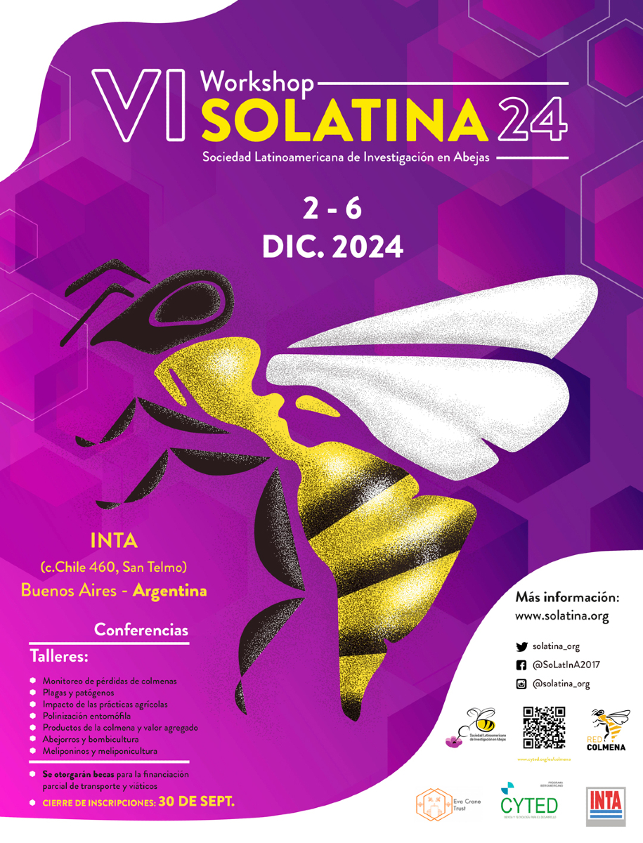 VI Workshop de Investigación Apícola SOLATINA 2024 en Buenos Aires