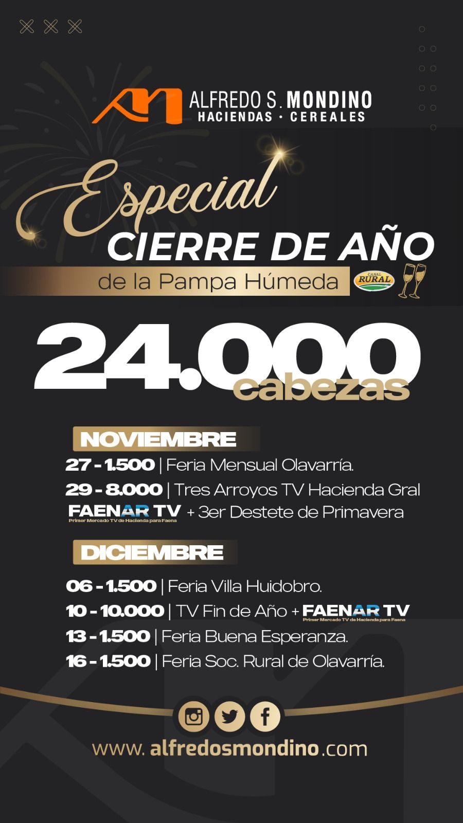 Alfredo S. Mondino | Buena Esperanza | Próximo Remate Feria el viernes 13 de diciembre de 2024