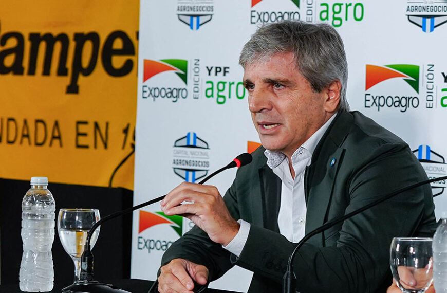 El campo, prioridad en la baja de impuestos: Caputo reafirma el rumbo económico en Expoagro