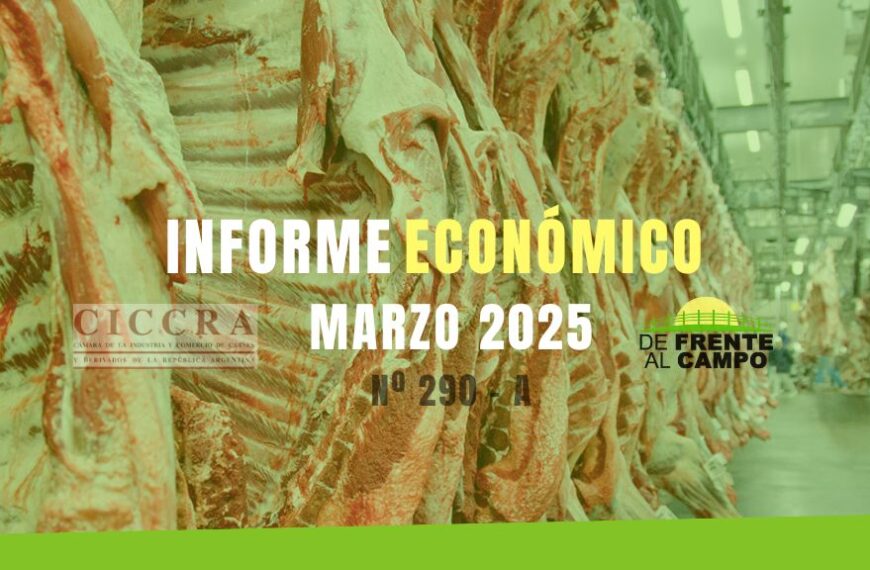 Exportaciones de carne vacuna cayeron 27,5% en el primer bimestre de 2025