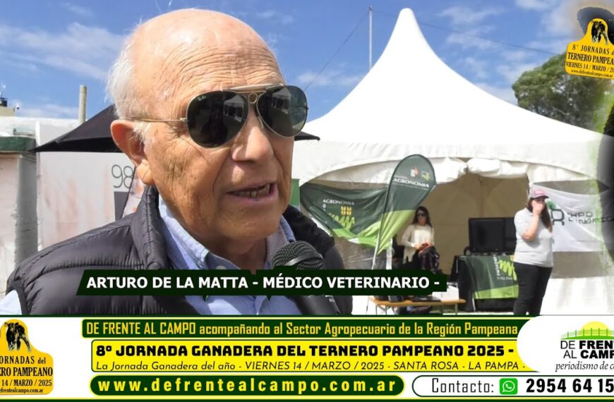 Entrevista: el veterinario Arturo De la Matta explica avances en reproducción bovina durante la jornada del ternero pampeano
