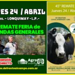 Daniel Blanco y Cía S.A. | Lonquimay | Próximo Remate Feria el Jueves 24 de abril de 2025