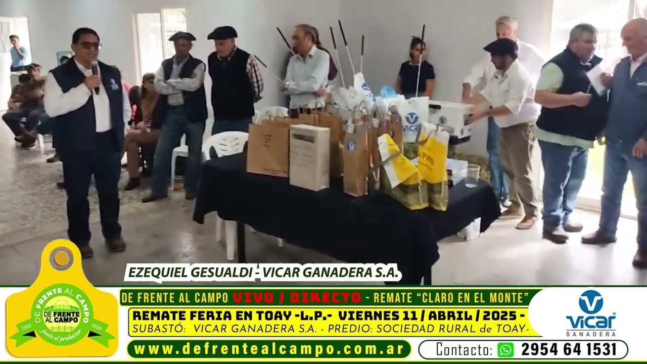 Gesualdi: Más de 2.100 animales en Toay y un impulso clave a la ganadería pampeana