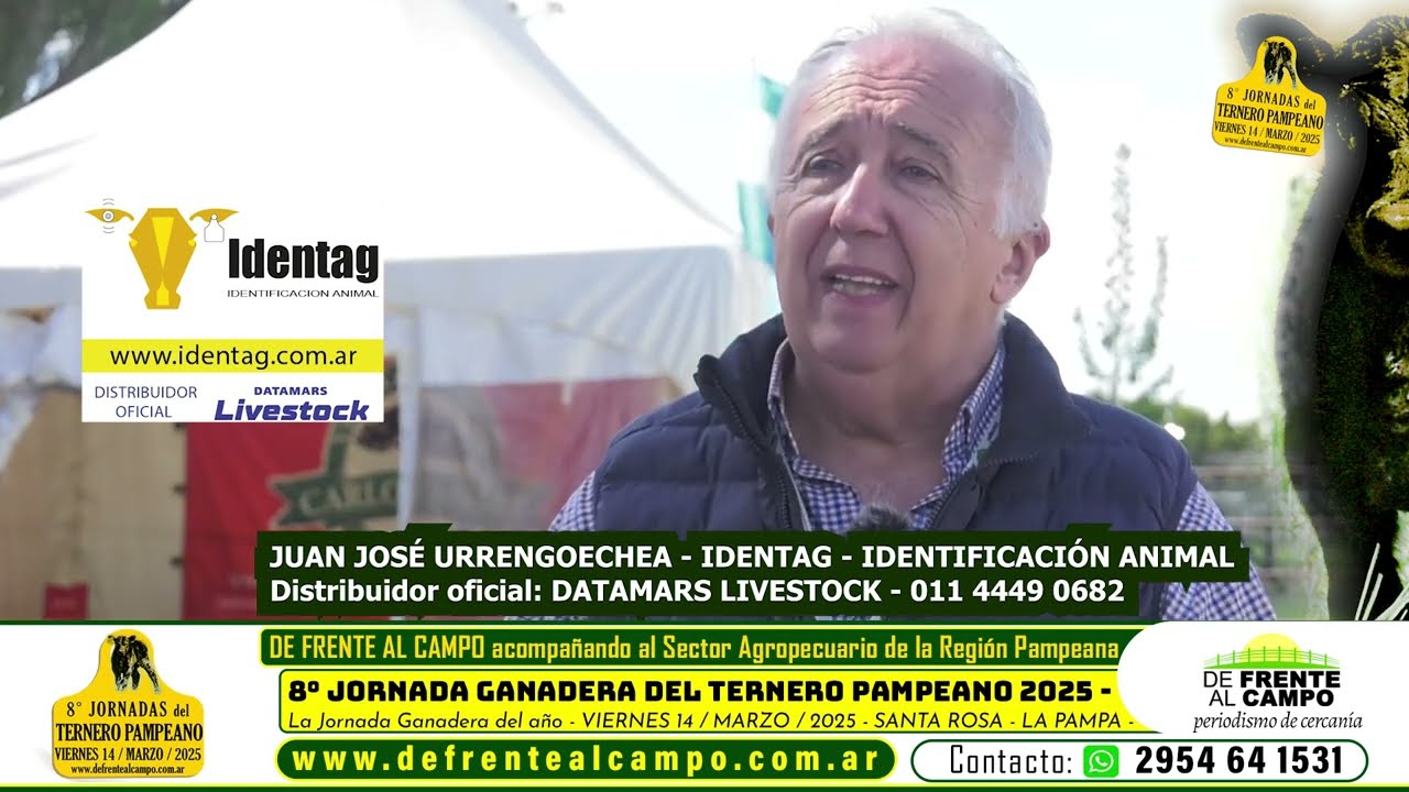 Juan José Urrengoechea de Identag explicó los beneficios de la identificación electrónica en ganadería