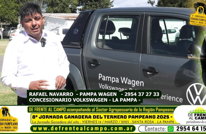 Entrevista: Rafael Navarro de Pampa Wagen presentó la nueva Amarok en la Jornada del Ternero Pampeano