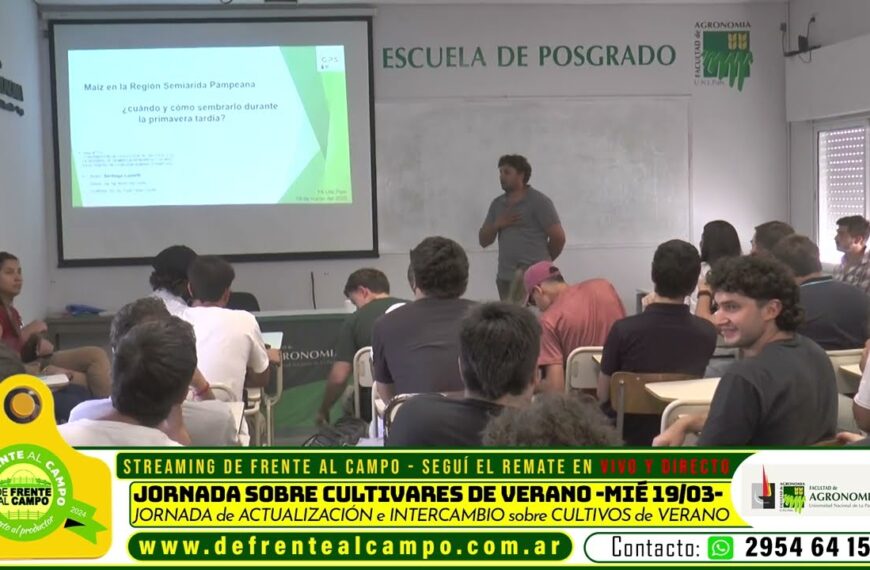 Jornada a Campo – Cultivares de verano – Facultad de Agronomía UNLPam mié. 19 / marzo / 2025