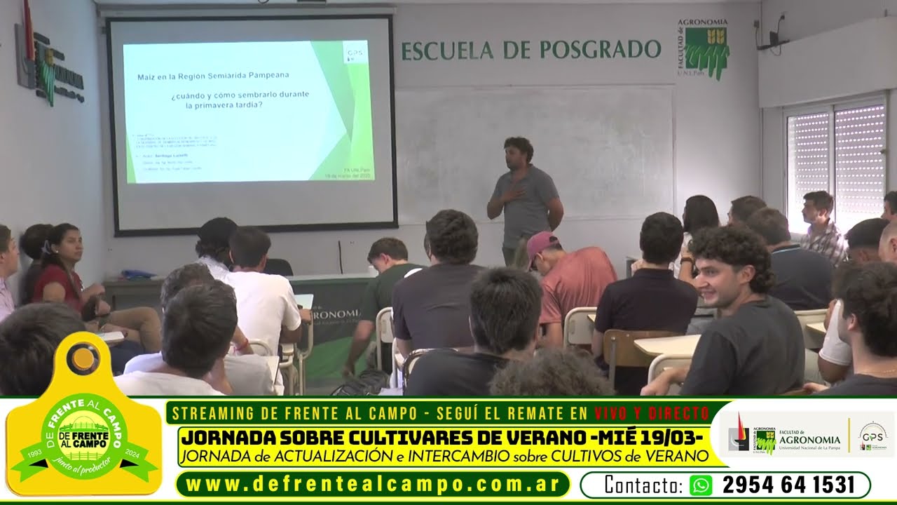 Jornada a Campo – Cultivares de verano – Facultad de Agronomía UNLPam mié. 19 / marzo / 2025