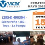 Vicar Ganadera S.A. | Toay | Próximo Remate Feria el jueves 15 de mayo del 2025
