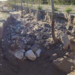 Cuchillo Có: autoridades provinciales supervisaron los trabajos tras la catástrofe climática