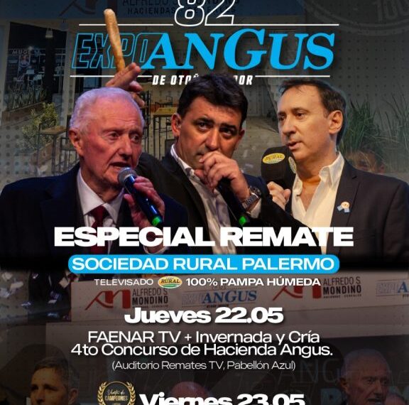Alfredo S. Mondino | Sociedad Rural Palermo | Próximo Remate Feria el jueves 22 de mayo de 2025